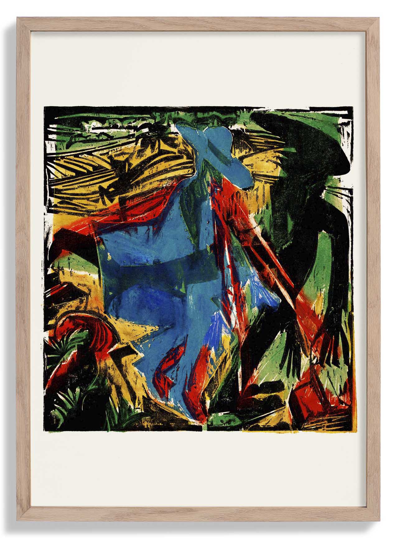 Schlemihl's Encounter by Ernst Kirchner