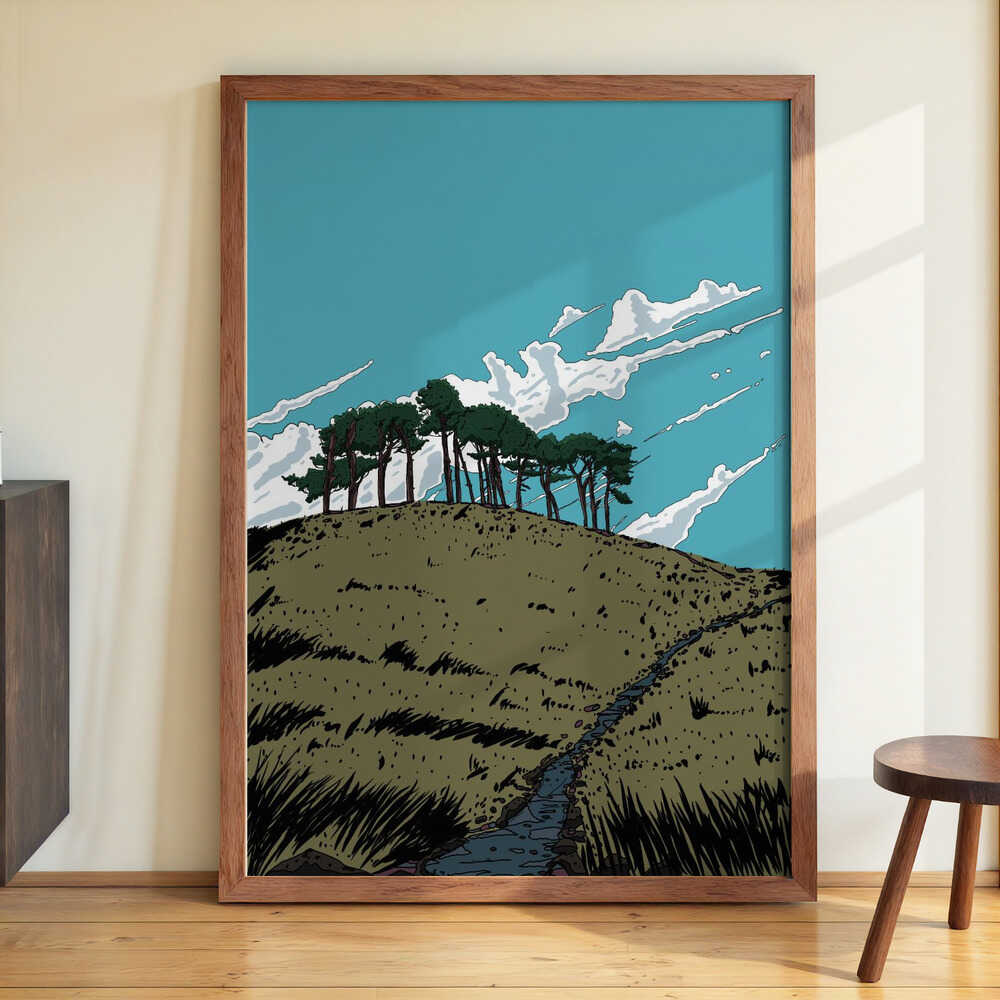 Scottish Hillside Landscape by Nicholas - Image 3