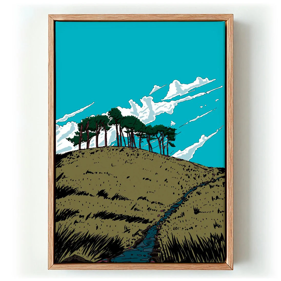 Scottish Hillside Landscape by Nicholas