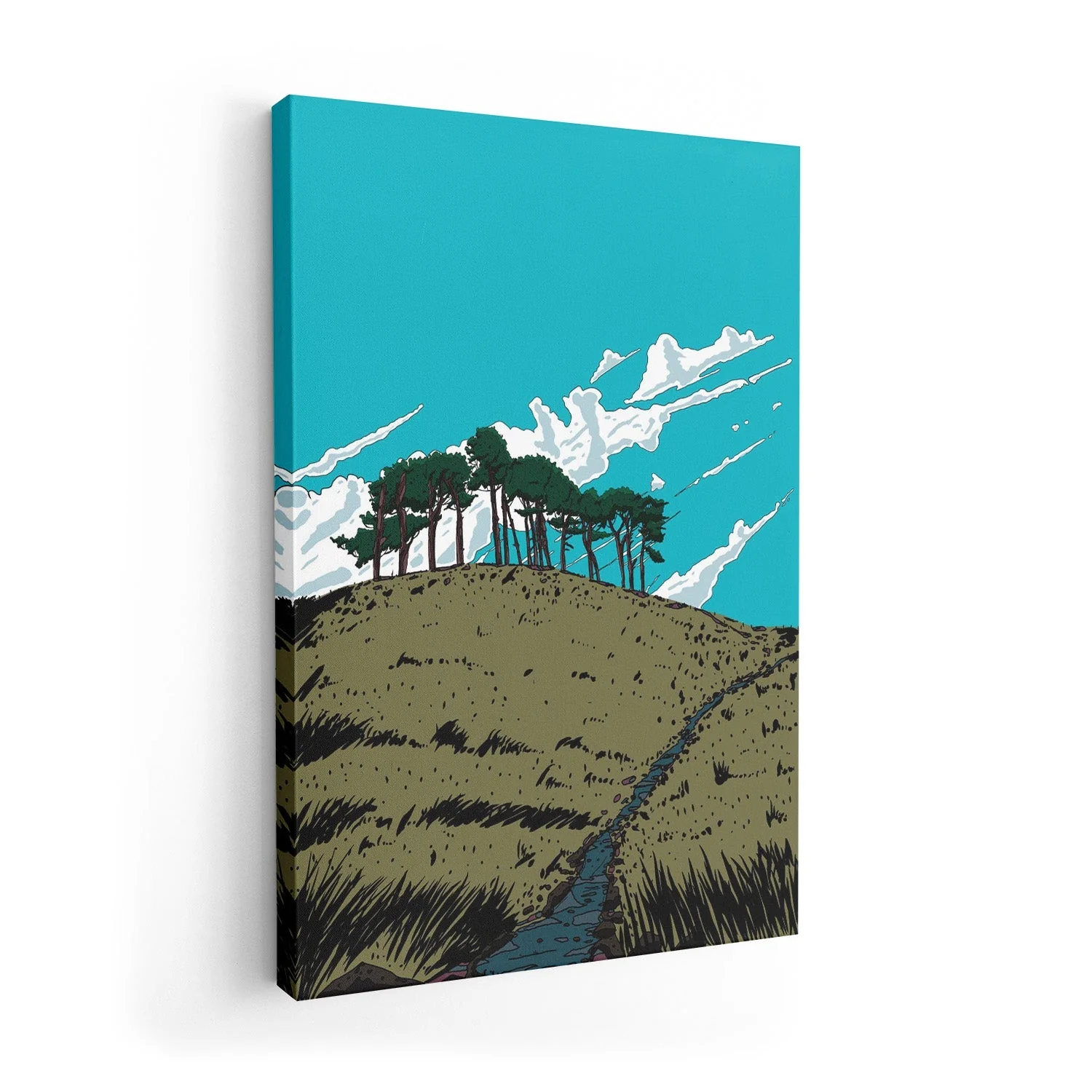 Scottish Hillside Landscape by Nicholas - Image 7