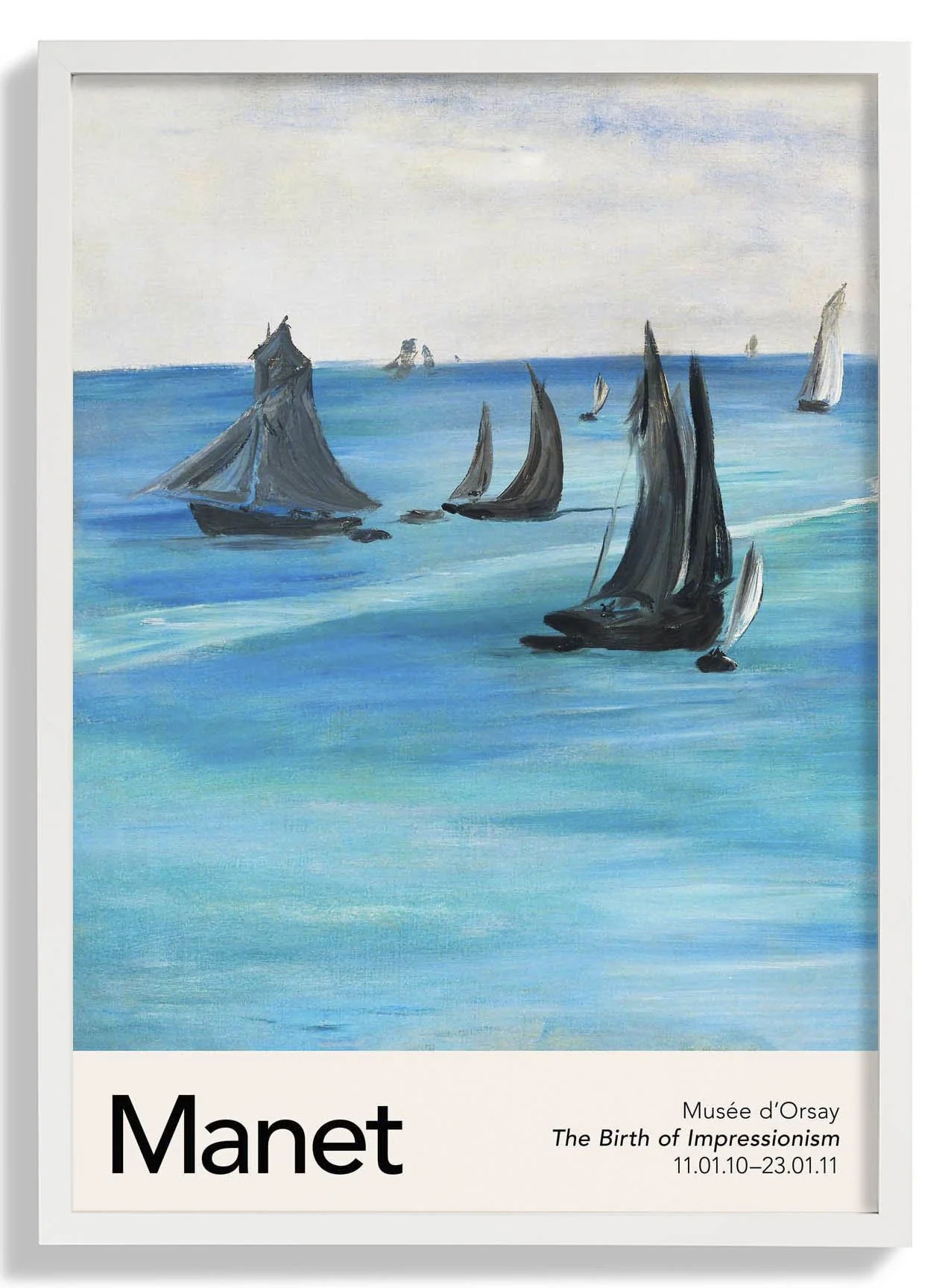 Sea View, Calm Weather by Manet Exhibition - Image 3
