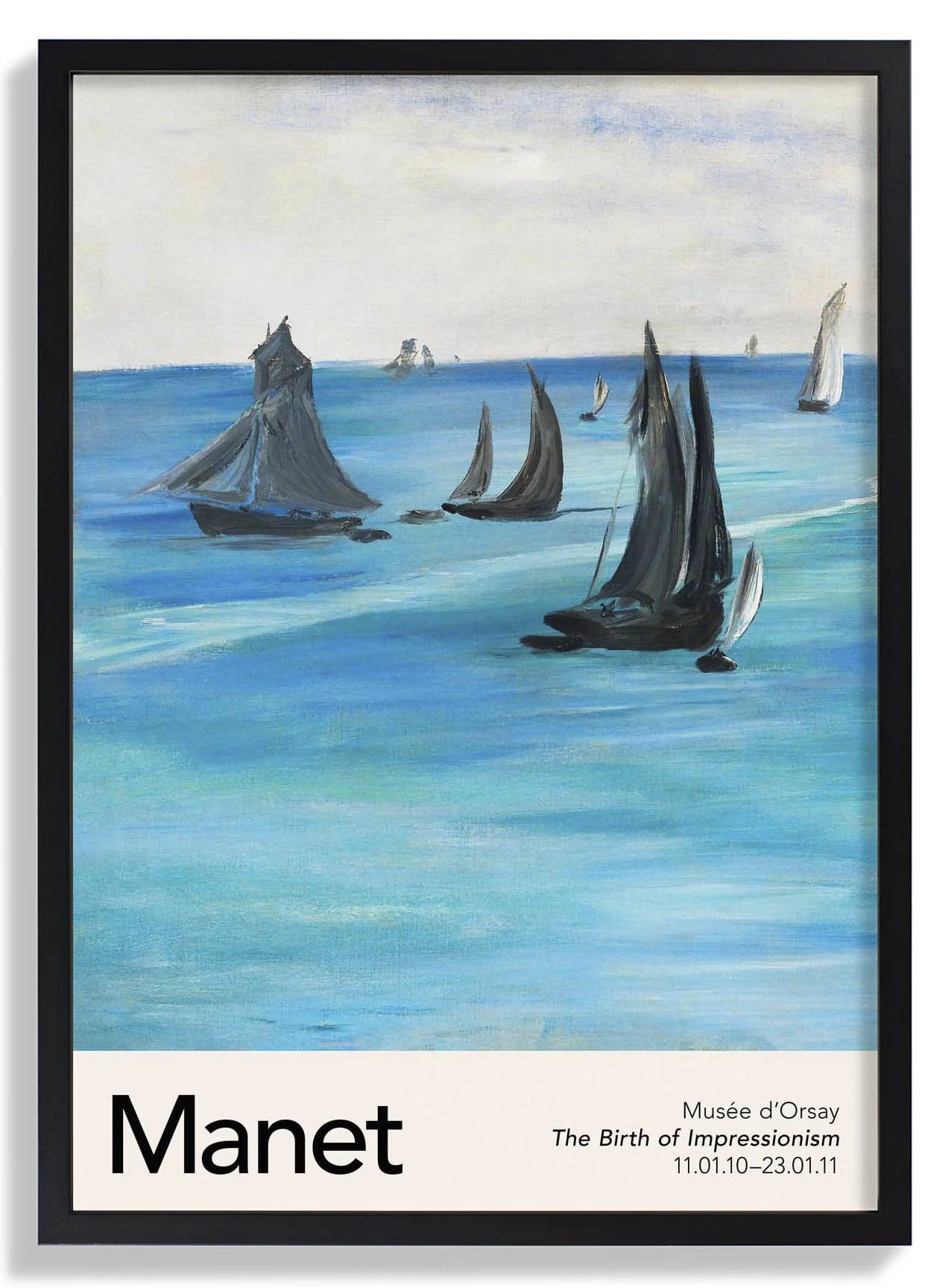 Sea View, Calm Weather by Manet Exhibition - Image 4