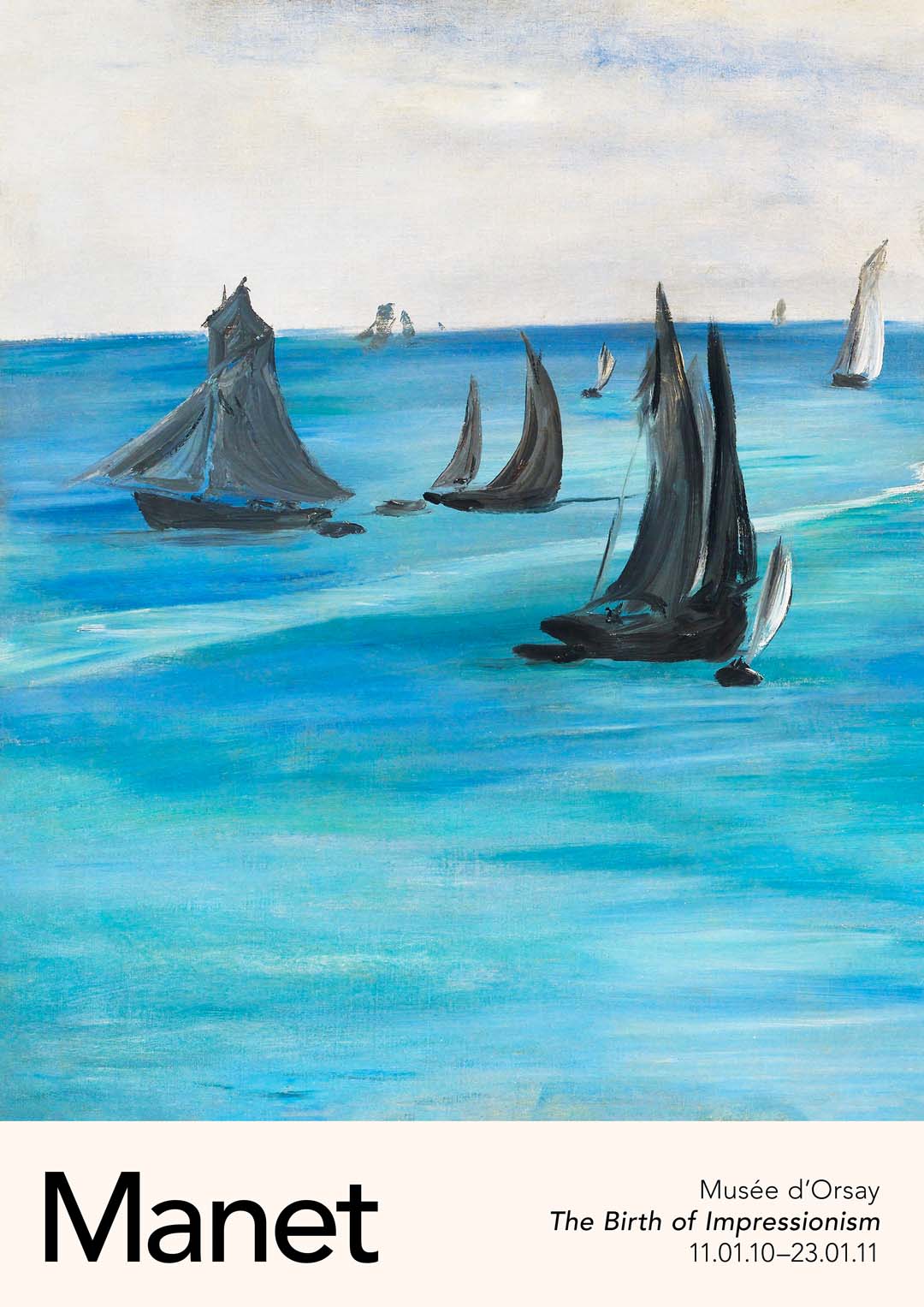 Sea View, Calm Weather by Manet Exhibition - Image 6