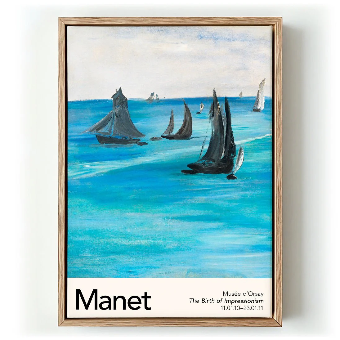 Sea View, Calm Weather by Manet Exhibition