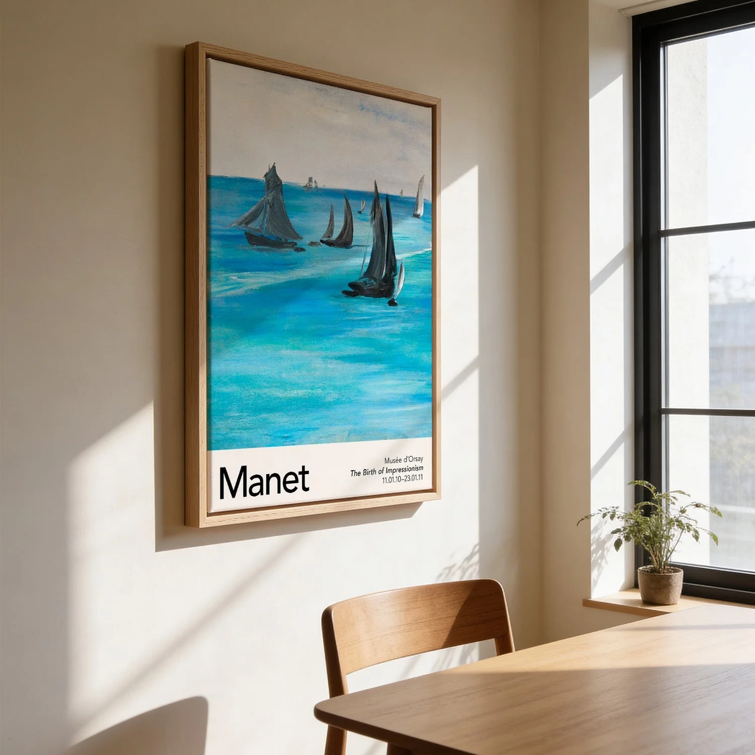 Sea View, Calm Weather by Manet Exhibition - Image 3