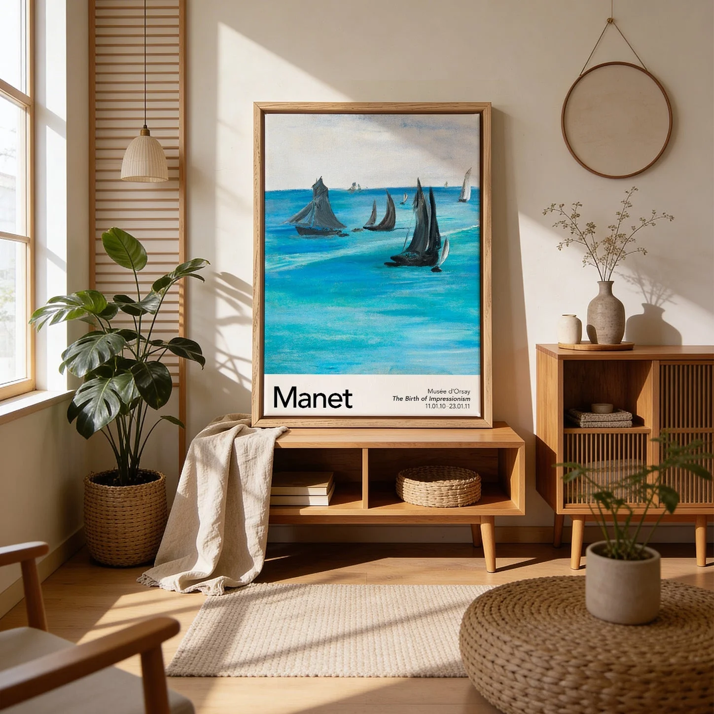 Sea View, Calm Weather by Manet Exhibition - Image 4