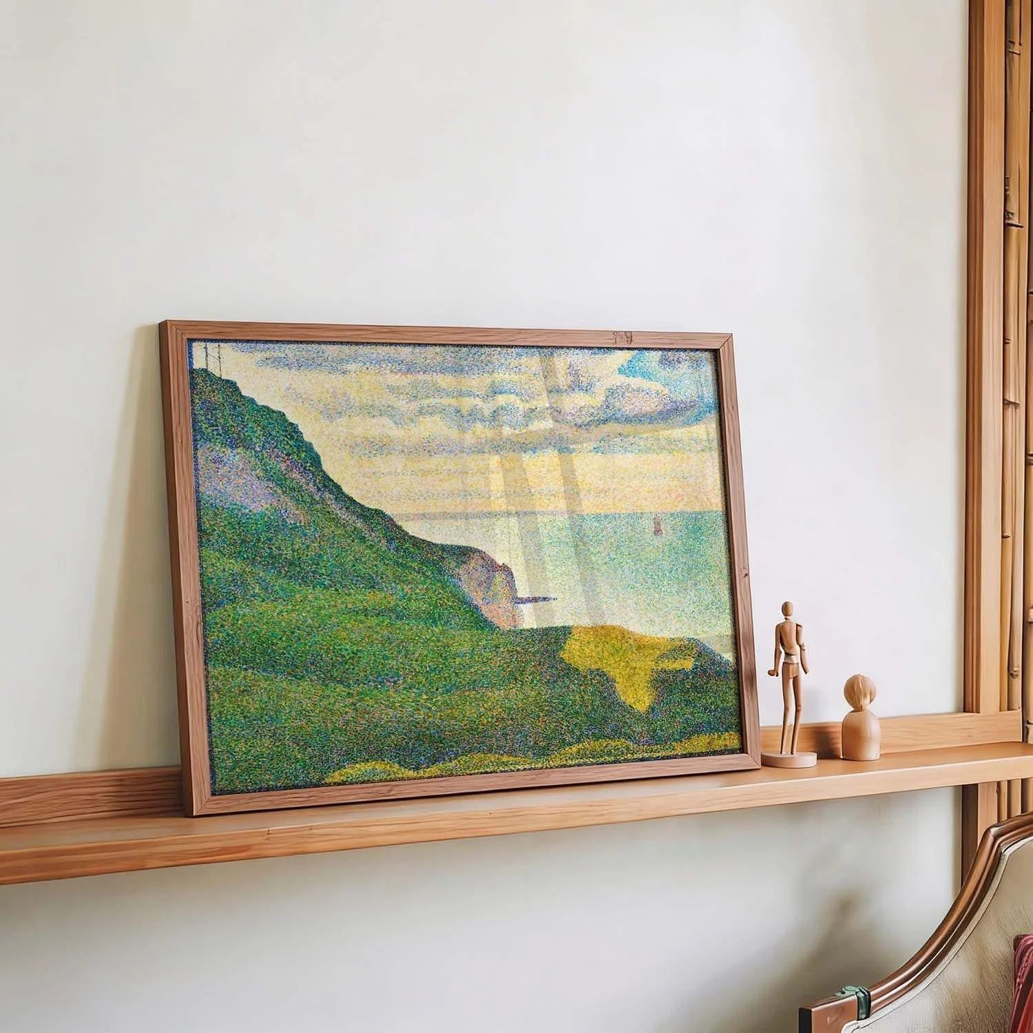 Seascape at Port-en-Bessin, Normandy by Georges Seurat - Image 4