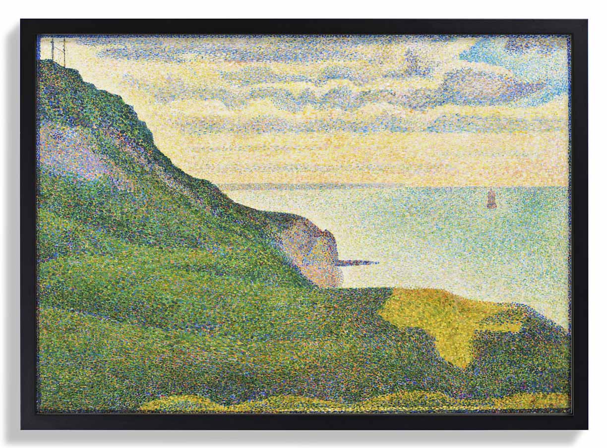 Seascape at Port-en-Bessin, Normandy by Georges Seurat - Image 6
