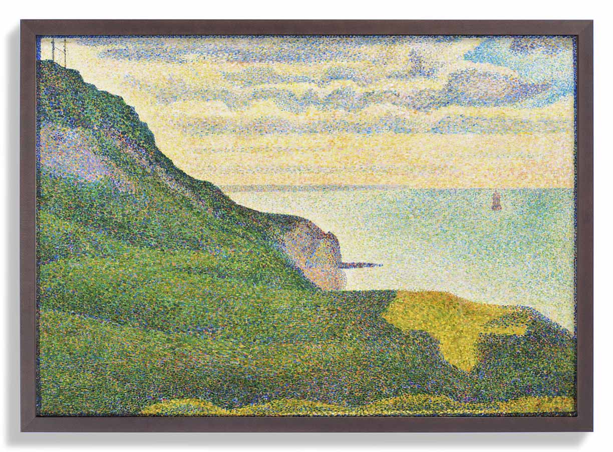 Seascape at Port-en-Bessin, Normandy by Georges Seurat - Image 7