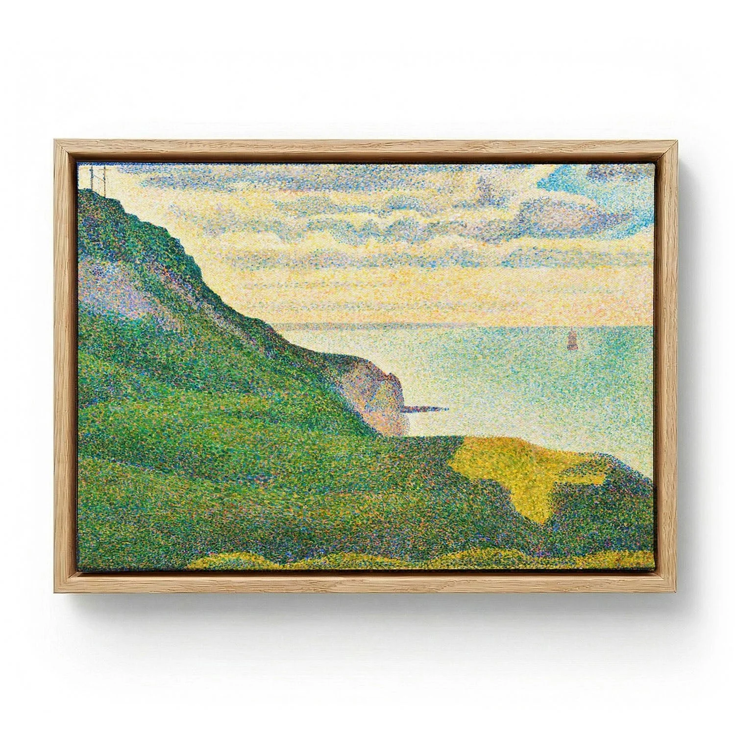 Seascape at Port-en-Bessin, Normandy by Georges Seurat
