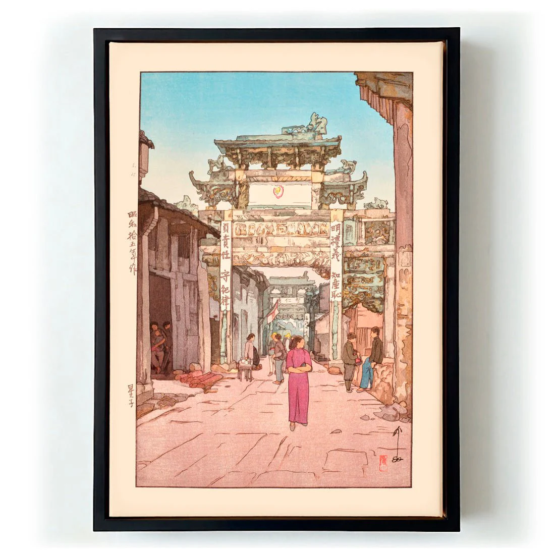 Seishi Xinqzi 1940 by Hiroshi Yoshida - Image 5
