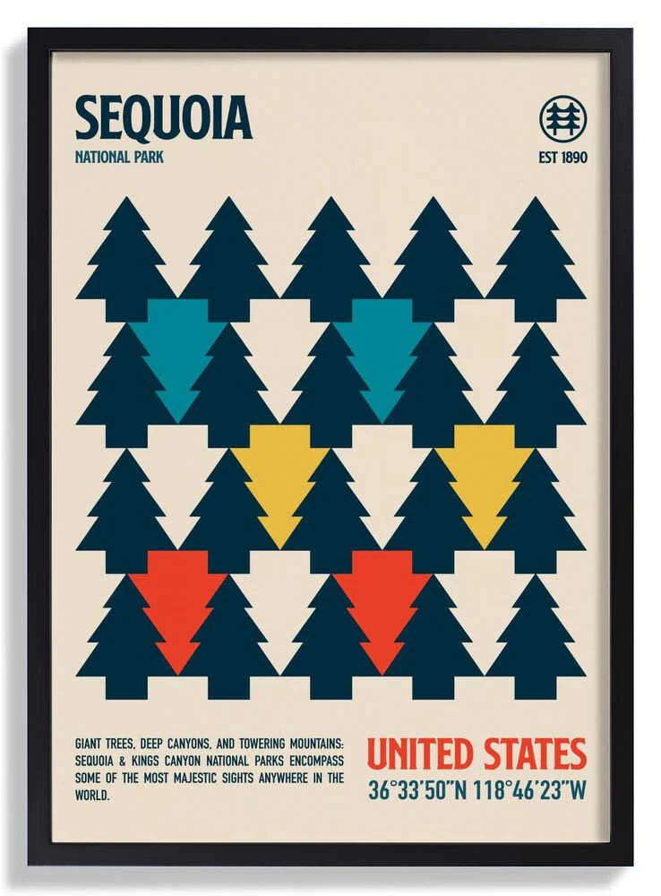 Sequoia National Park Travel Poster by Retrodrome - Image 6