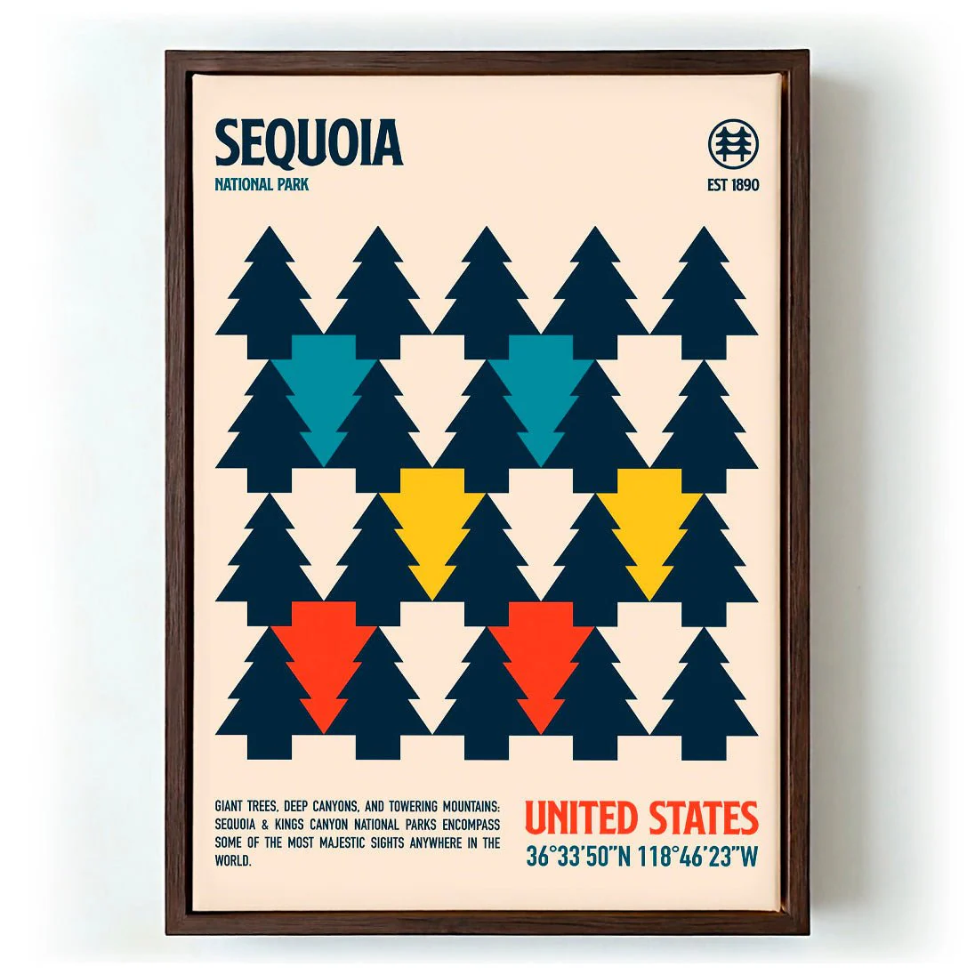Sequoia National Park Travel Poster by Retrodrome - Image 6