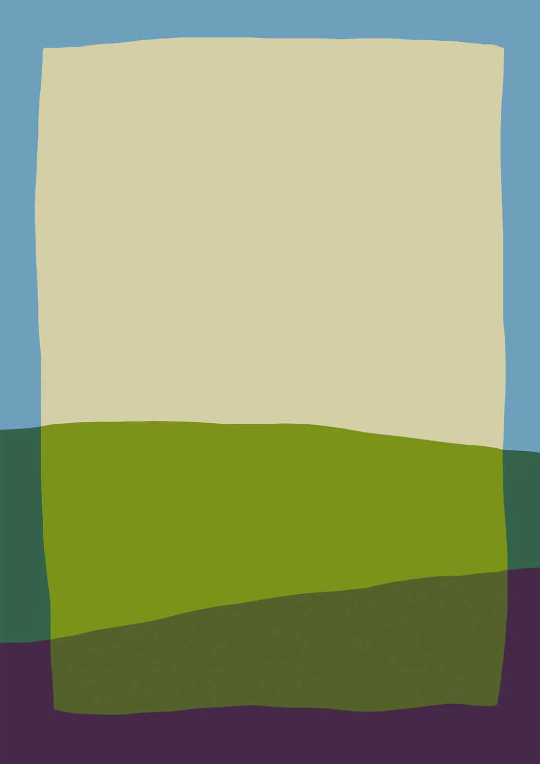 Serene Abstract Landscape by Little Dean - Image 7