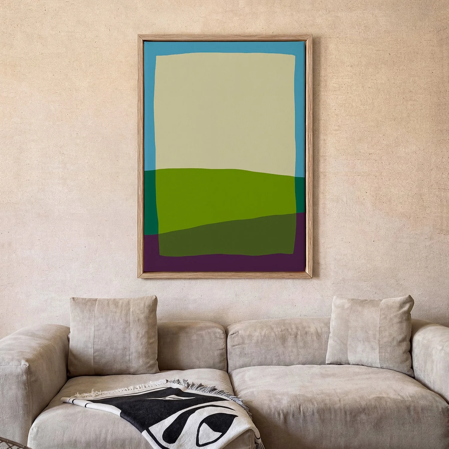 Serene Abstract Landscape by Little Dean - Image 2