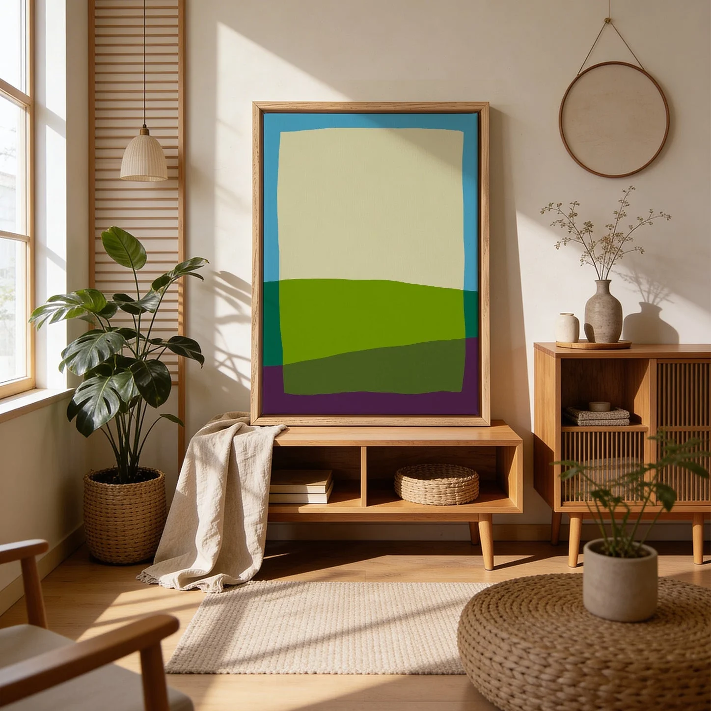 Serene Abstract Landscape by Little Dean - Image 4