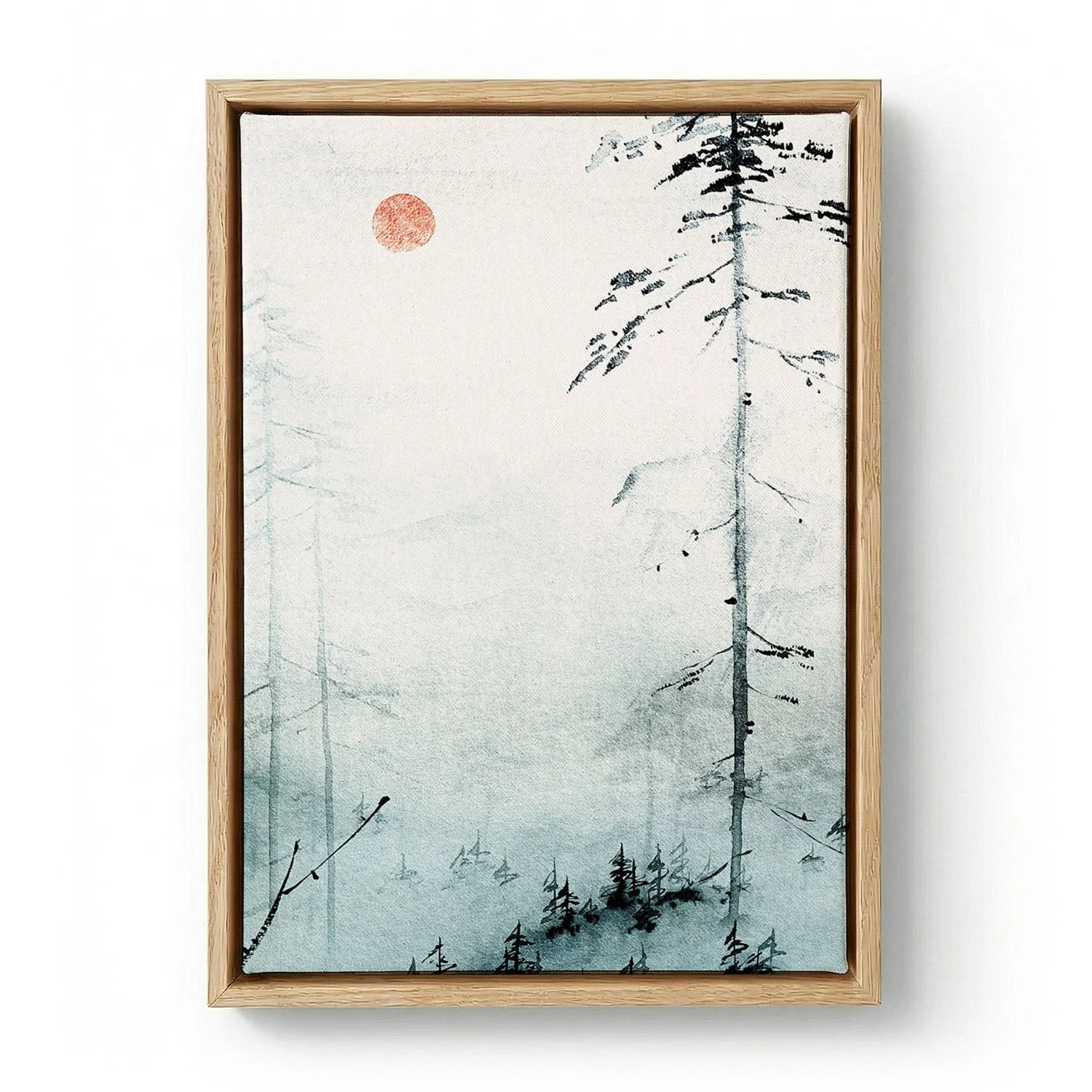 Serene Misty Pines by Treechild