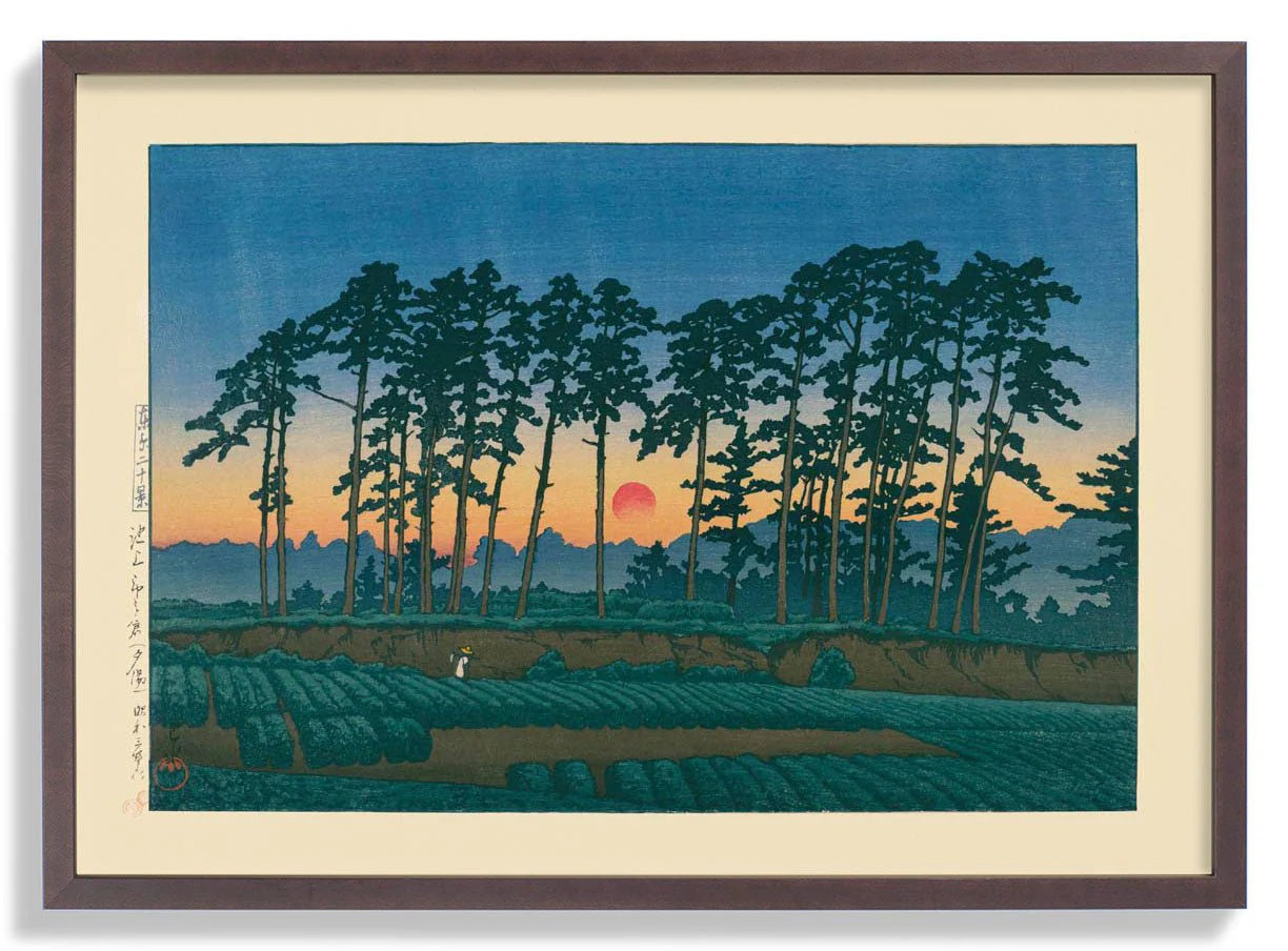 Setting Sun, Ichinokura Art Print by Kawase - Image 7