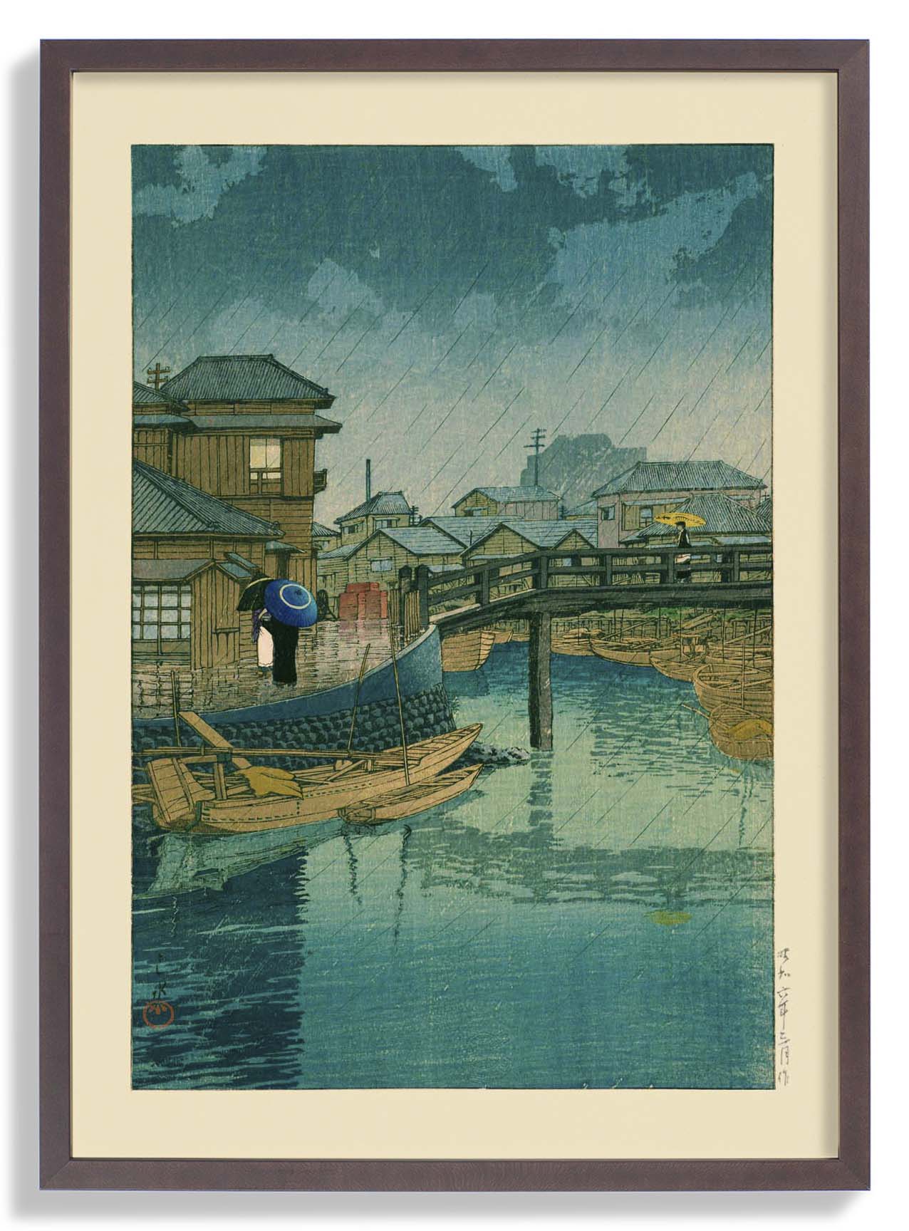 Shinagawa Art Print by Hasui - Image 6
