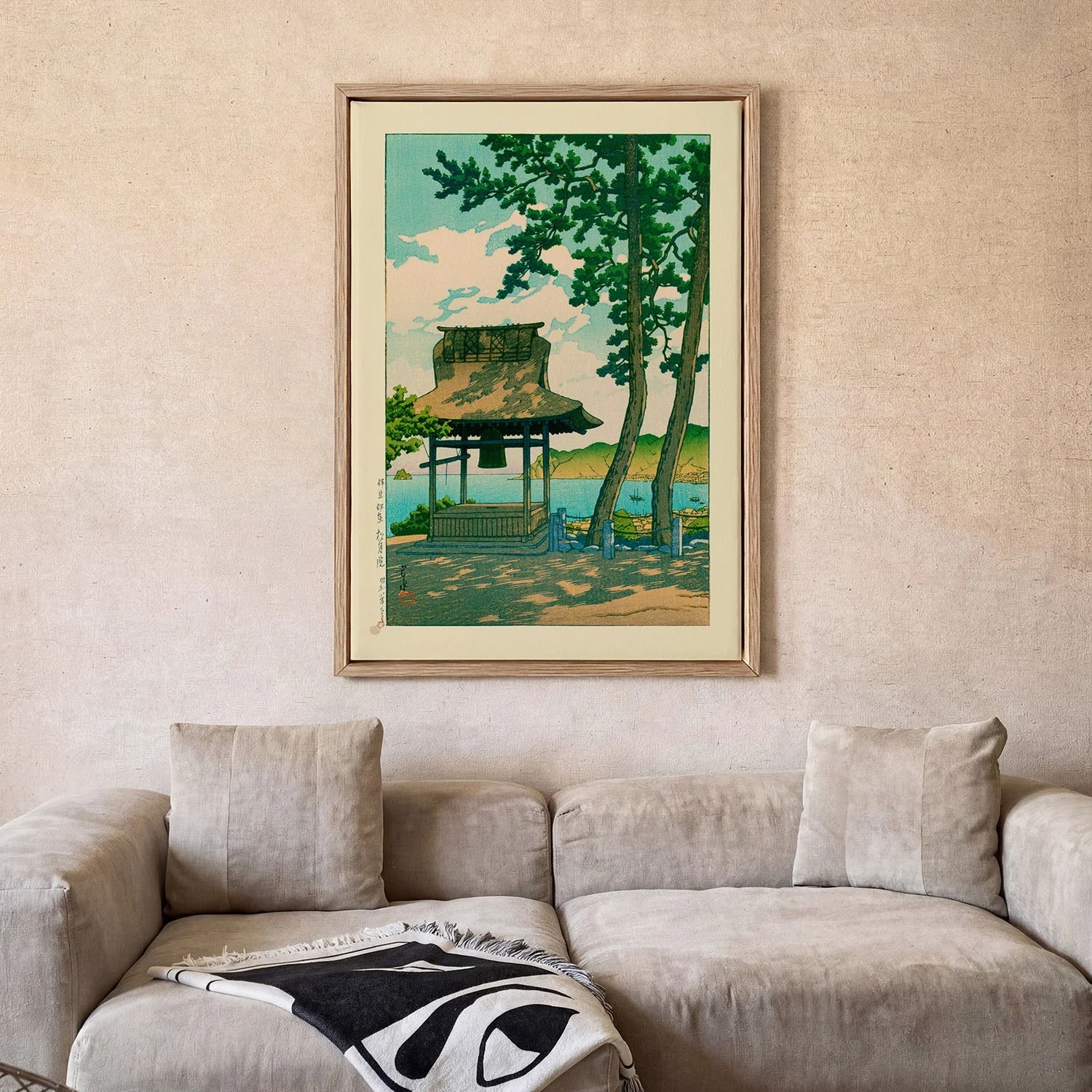 Shogetsuin Temple, Ito Art Print by Hasui - Image 2