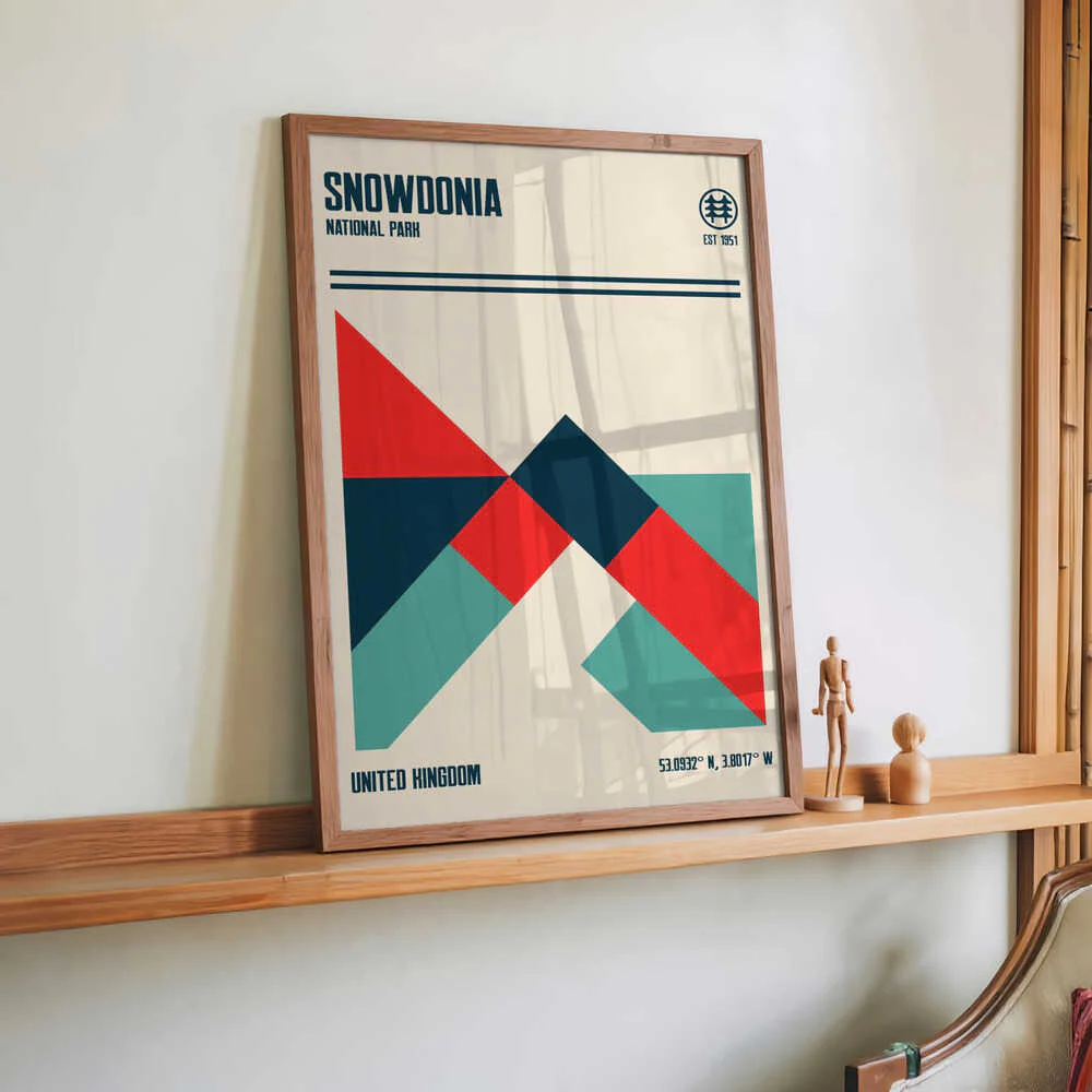 Snowdonia National Park Travel Poster by Retrodrome - Image 2