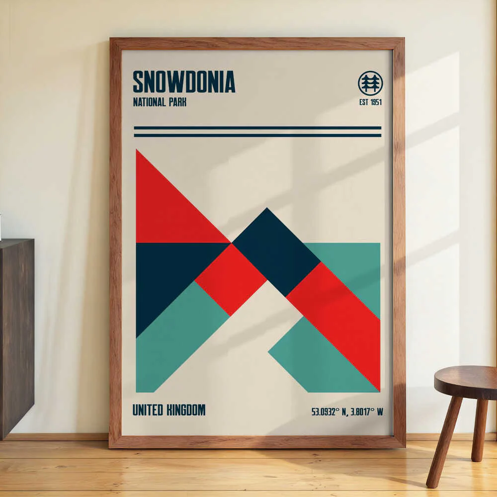 Snowdonia National Park Travel Poster by Retrodrome - Image 3