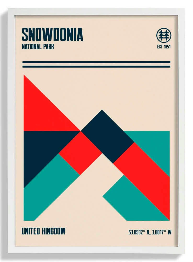 Snowdonia National Park Travel Poster by Retrodrome - Image 5