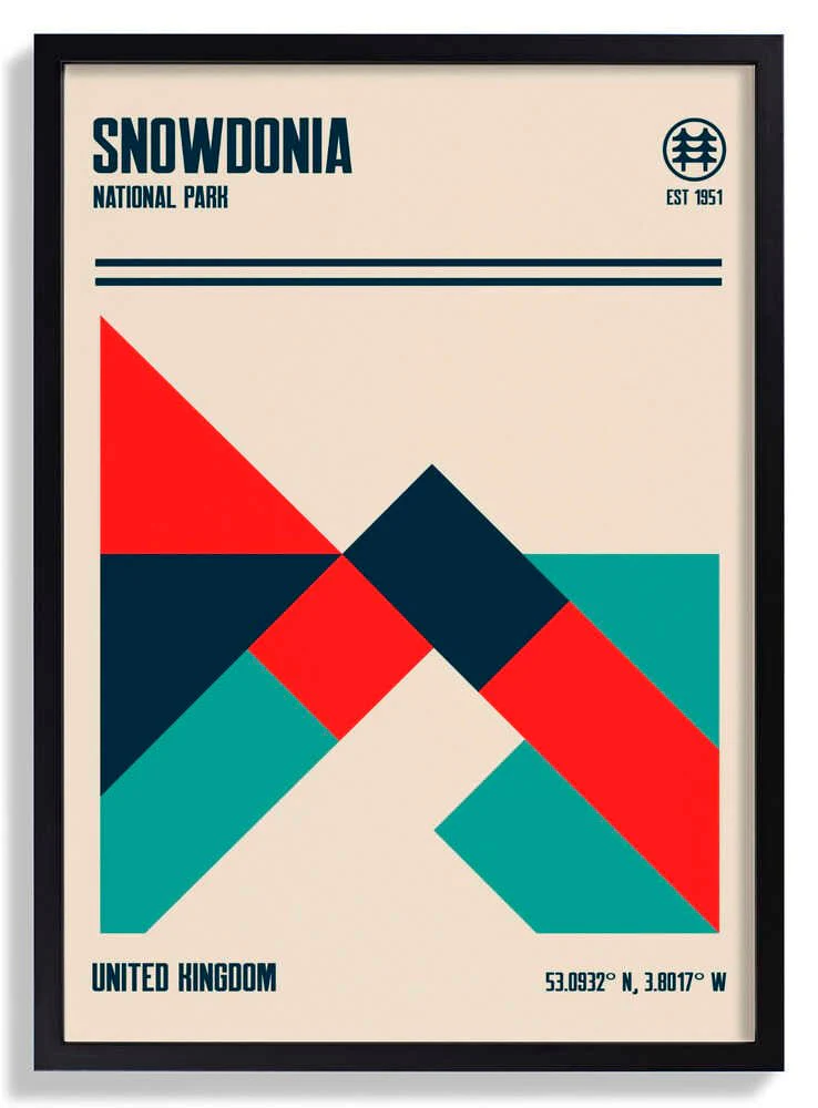 Snowdonia National Park Travel Poster by Retrodrome - Image 6