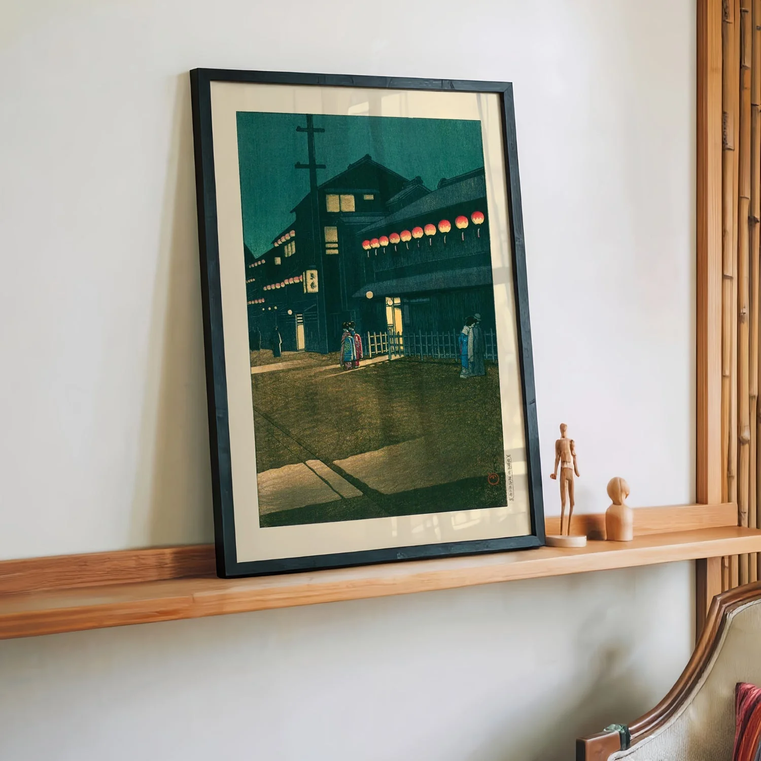 Souemoncho Night Art Print by Hasui - Image 3