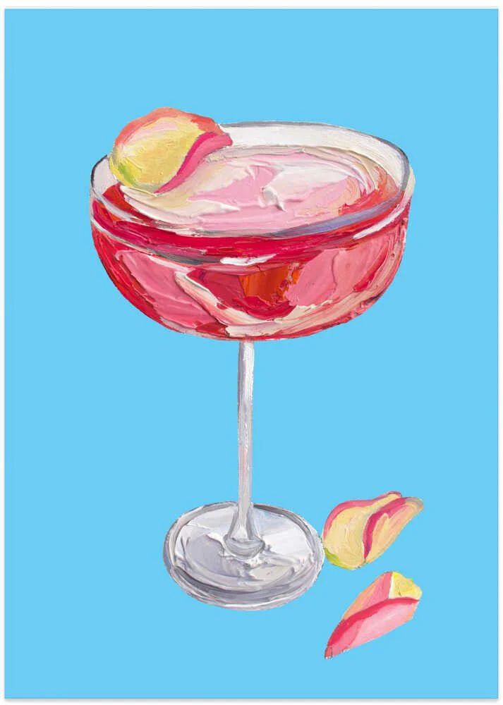 Sparkling Rose Gin Cocktail by Alice Straker - Image 8