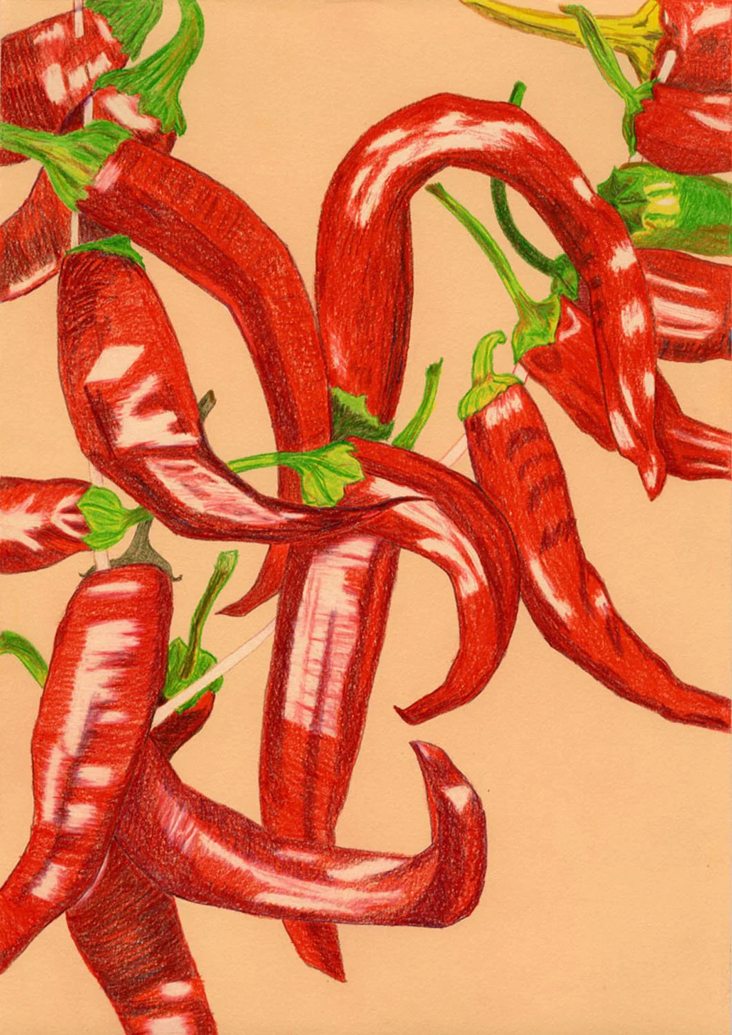 Spicy Red Peppers by Viktoriia - Image 7