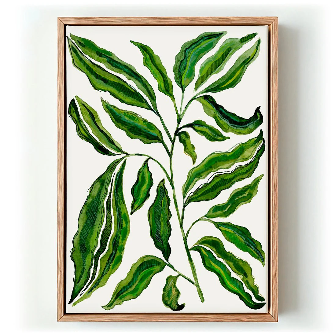 Sprig Of Leaves by Susan Black