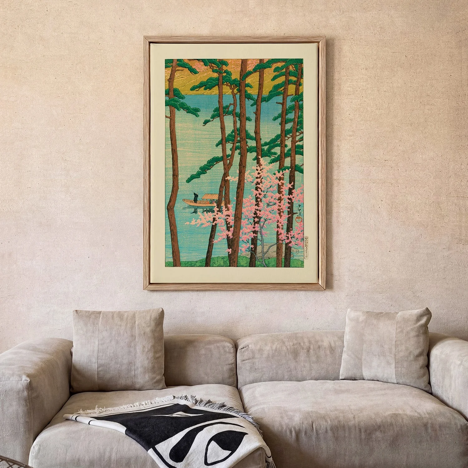 Spring in Arashiyama by Hasui - Image 2