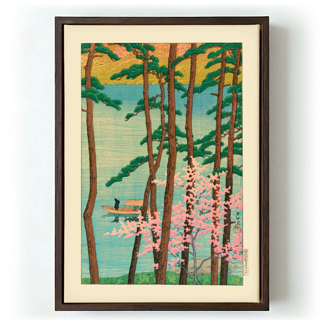 Spring in Arashiyama by Hasui - Image 6