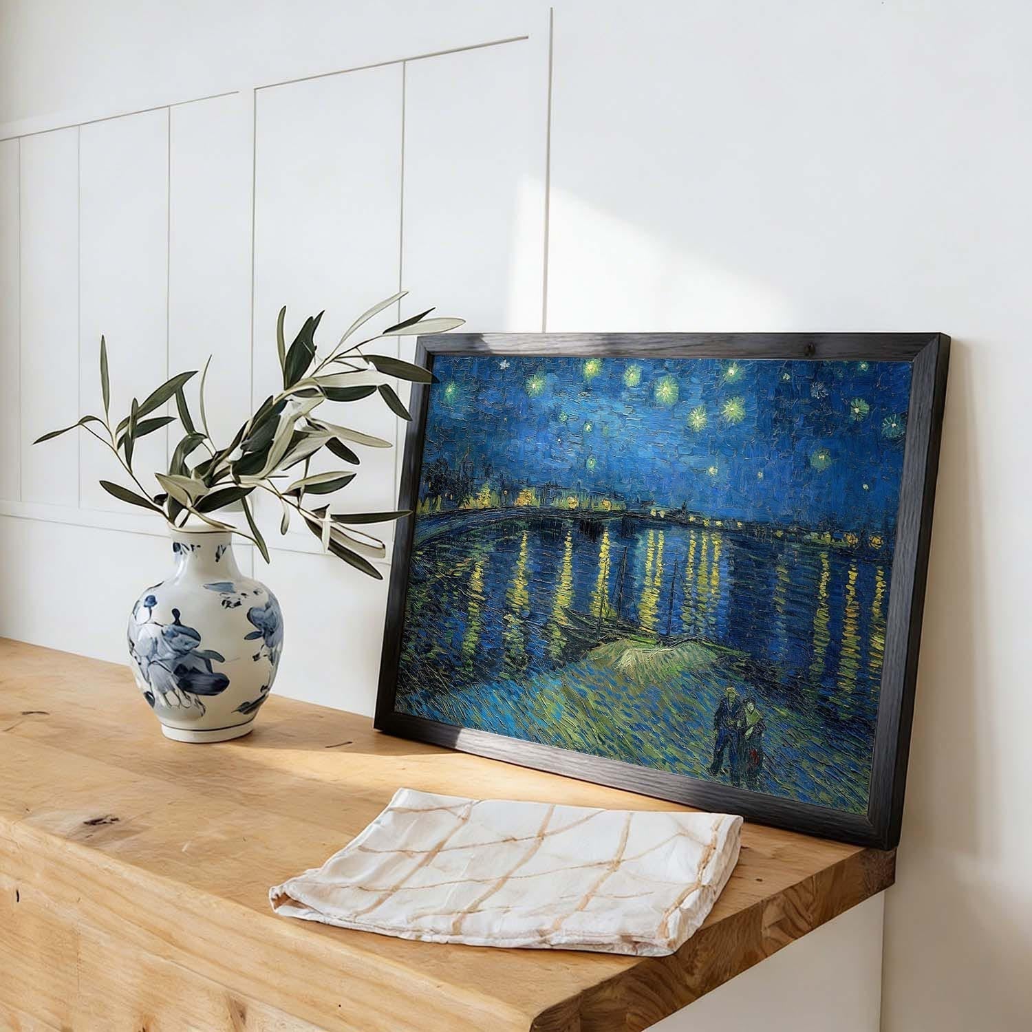 Starry Night Over the Rhone by Van Gogh - Image 2