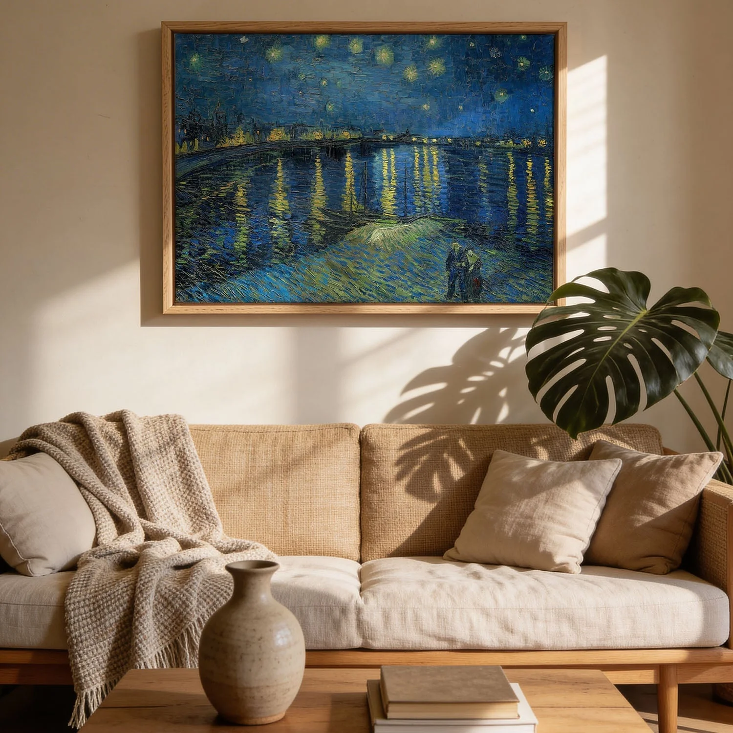 Starry Night Over the Rhone by Van Gogh - Image 2