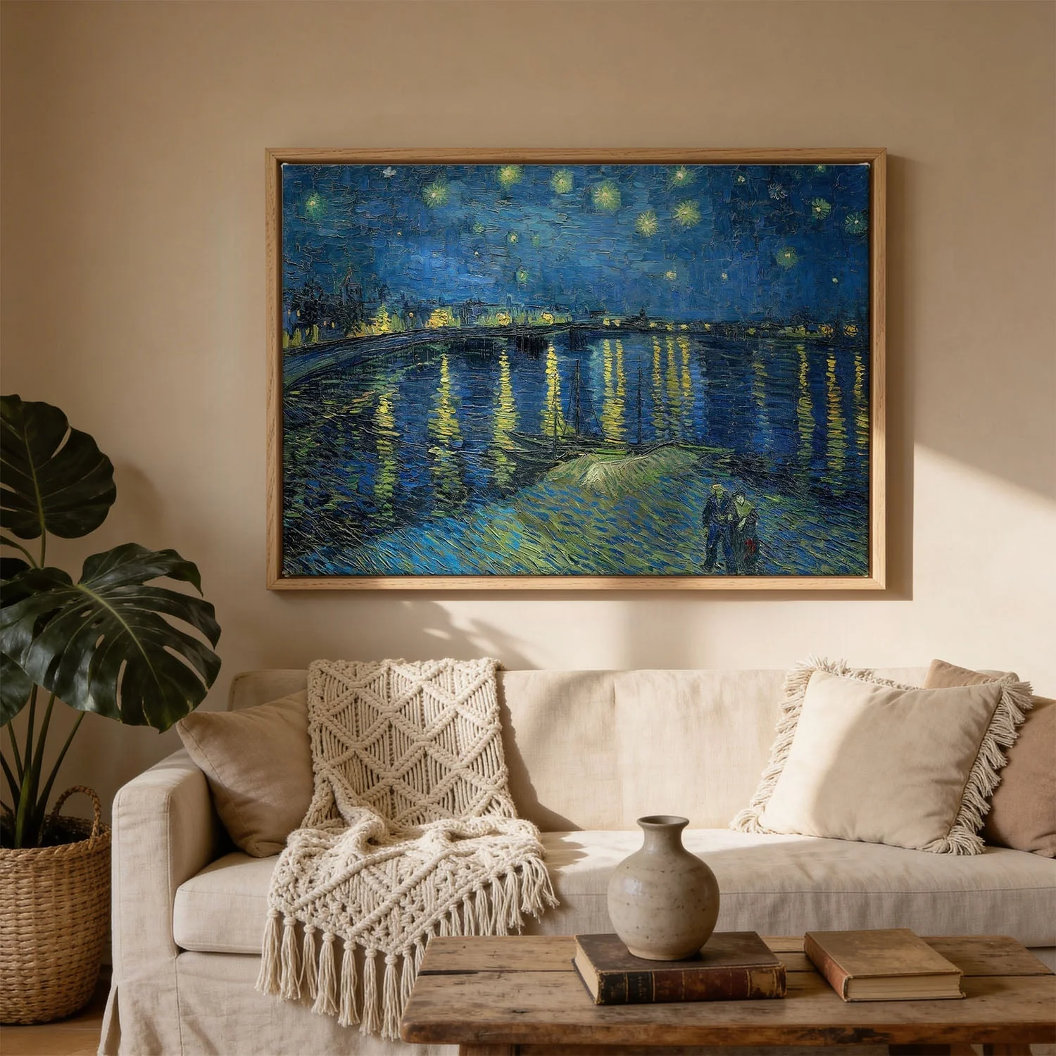 Starry Night Over the Rhone by Van Gogh - Image 3