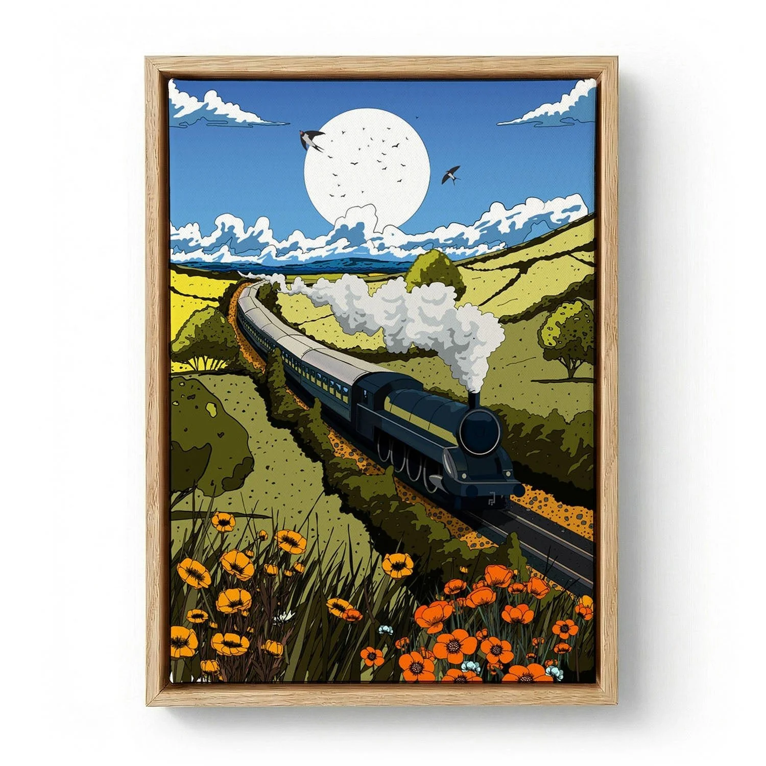 Steam Locomotive by Nicholas