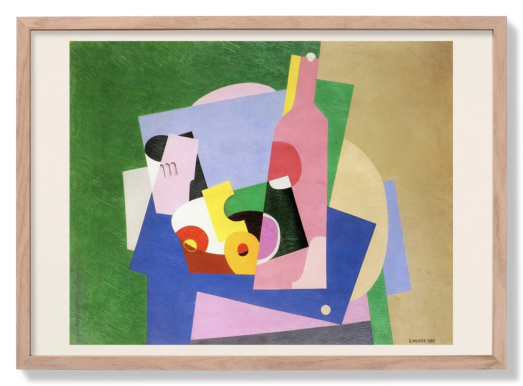 Still life with bottle by Georges Valmier