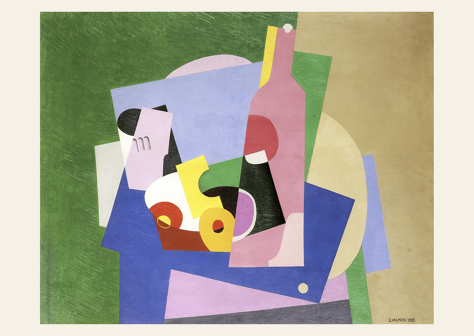 Still life with bottle by Georges Valmier - Image 5