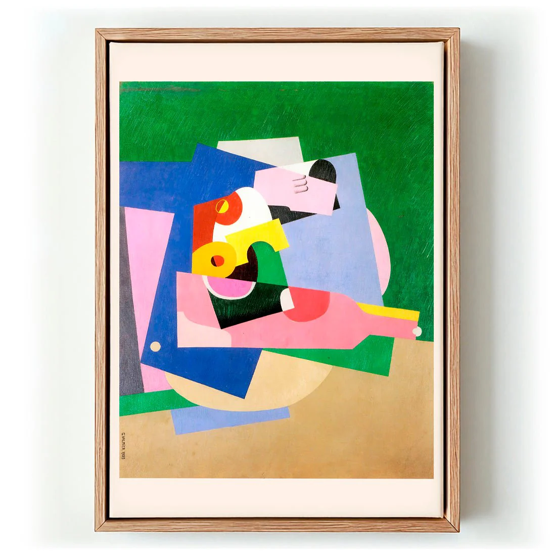Still life with bottle by Georges Valmier
