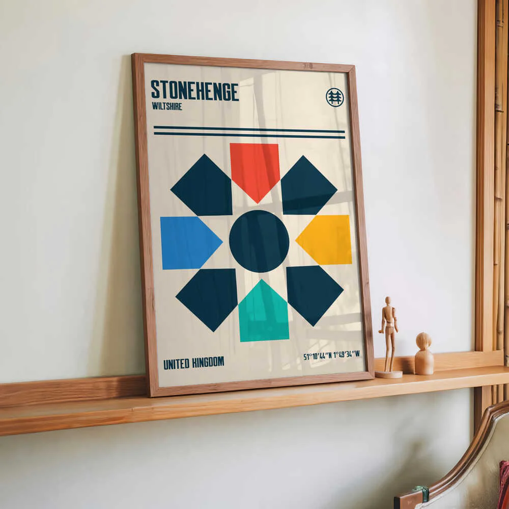 Stonehenge Travel Poster by Retrodrome - Image 2