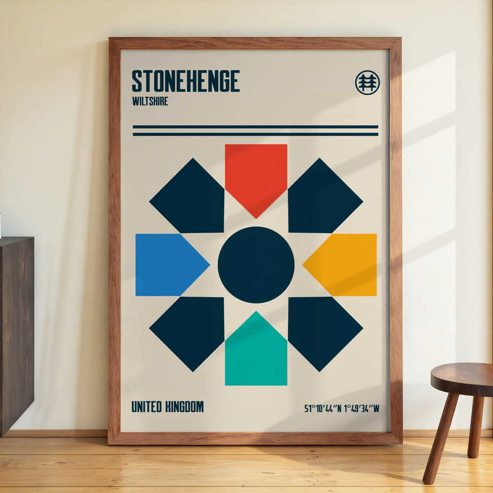 Stonehenge Travel Poster by Retrodrome - Image 3