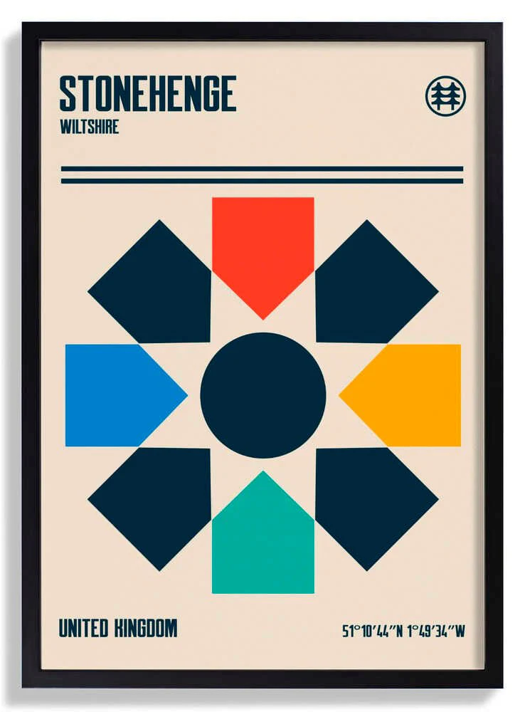 Stonehenge Travel Poster by Retrodrome - Image 6