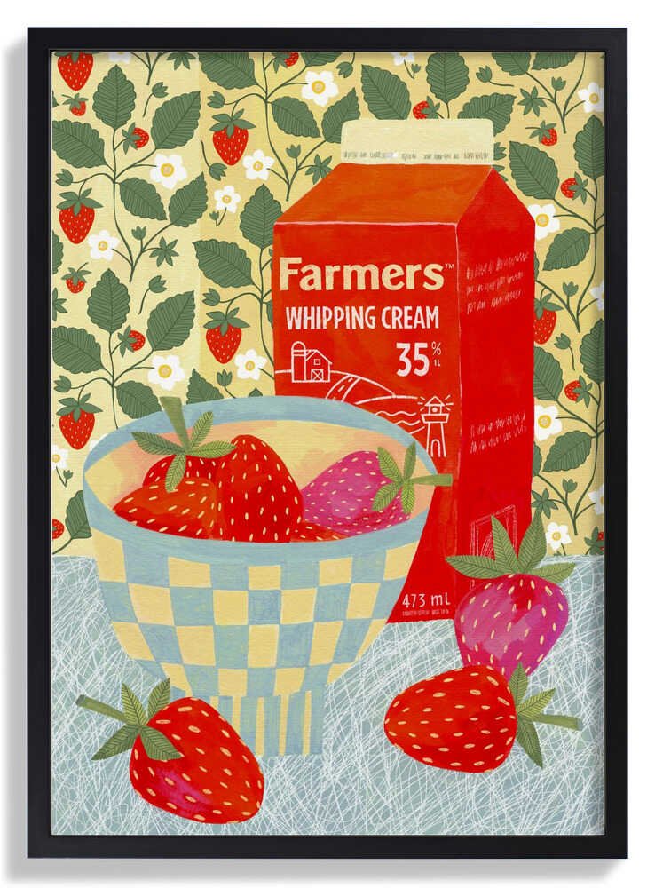 Strawberries In A Checkered Bowl by Susan Black - Image 6