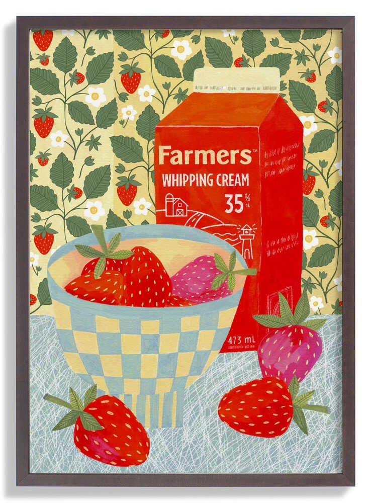 Strawberries In A Checkered Bowl by Susan Black - Image 7