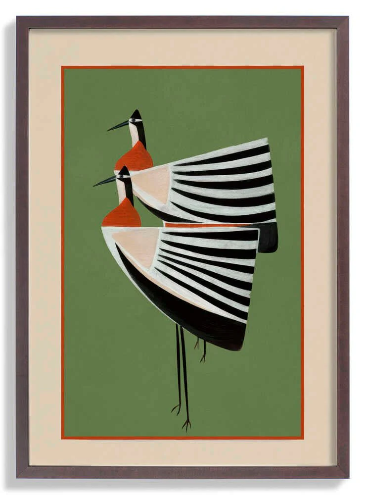 Striped Bird Pair by City Art - Image 7