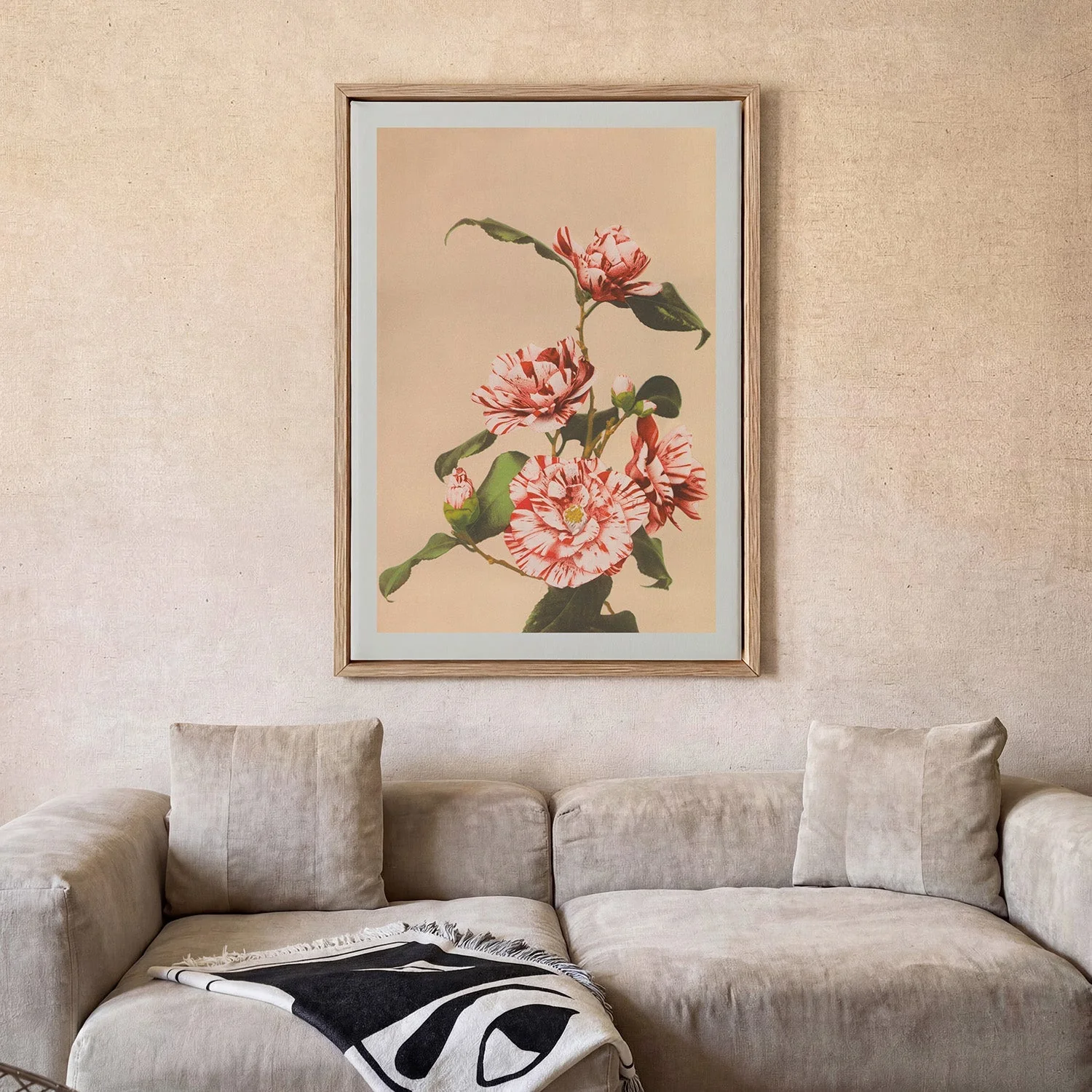 Striped Camellias by Ogawa Kazumasa - Image 2