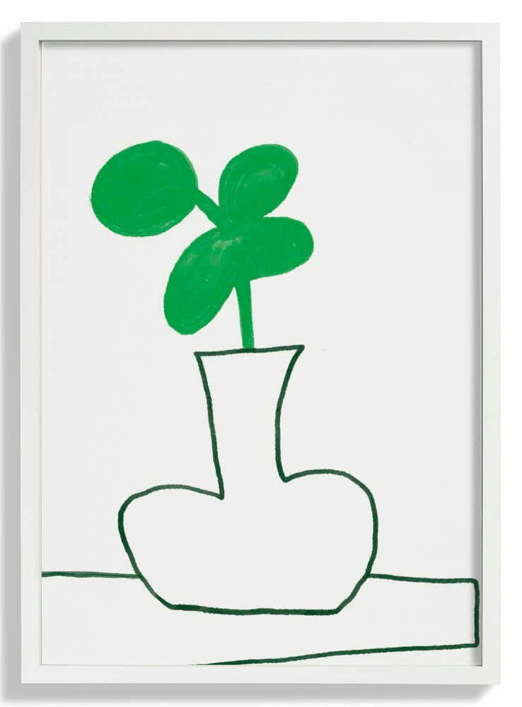 Stylized Green Plant With Round Leaves by Little Dean - Image 5