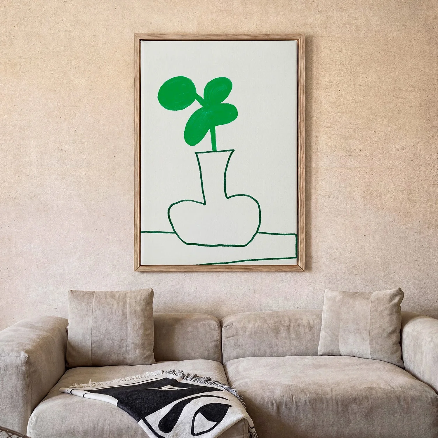 Stylized Green Plant With Round Leaves by Little Dean - Image 2